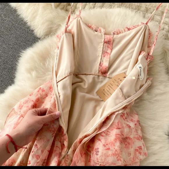 Chiffon Floral Dress - Picture 8 of 13